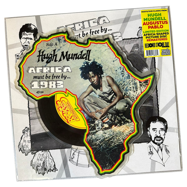 AFRICA MUST BE FREE BY 1983 (12" AFRICA SHAPED PICTURE DISC)