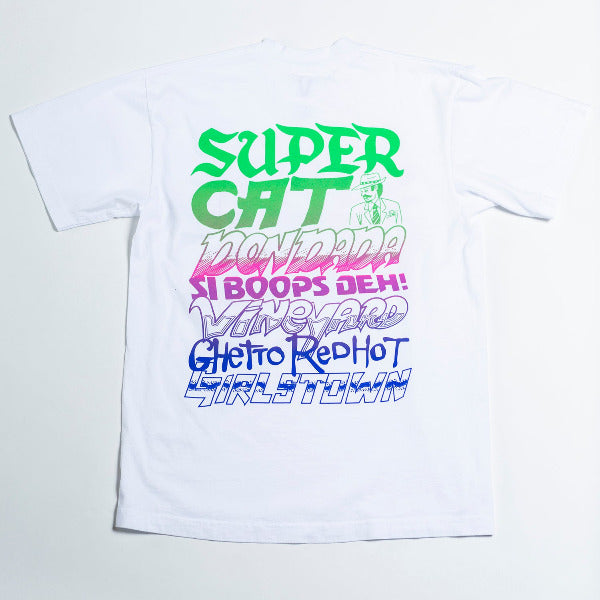 Made exclusively for Super Cat's VERZUZ Iconz concert in Brooklyn, this tee celebrates the Don Dada's all-time classic hits — and 80's raggamuffin art and hand styles. 